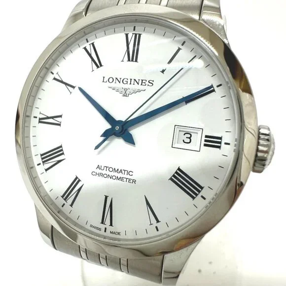 LONGINES L2.820.4.11.6 record chronometer Automatic date Wristwatch - Picture 1 of 15